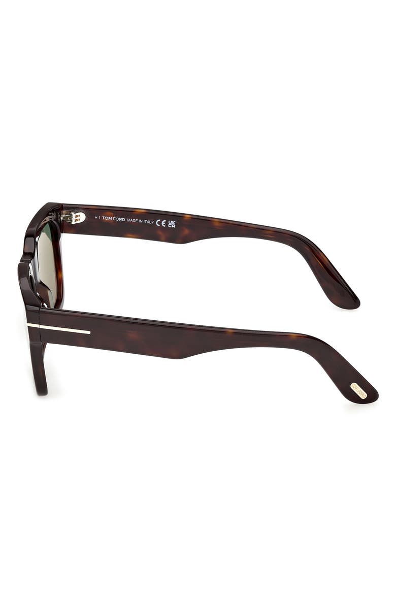 TOM FORD 55mm Polarized Square Sunglasses, Alternate, color, 