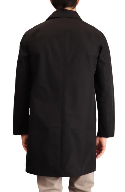 Shop Bagatelle Rain Mac Jacket With Removable Hood In Black