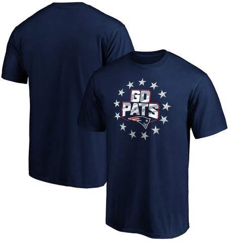 Men's Fanatics Branded Navy New England Patriots Hometown Collection Go Pats T-Shirt