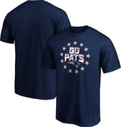 FANATICS Men's Fanatics Branded Navy New England Patriots Hometown Collection Go Pats T-Shirt