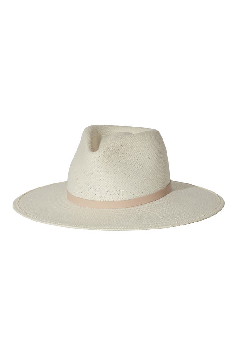 Sherman Packable Straw Fedora, Main, color, NATURAL