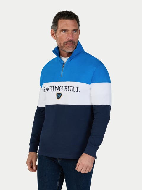 Cut & Sew Quarter Zip Sweatshirt
