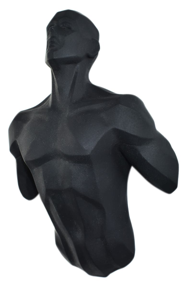 KINETIC Emerging Man Sculpture, Alternate, color, Black