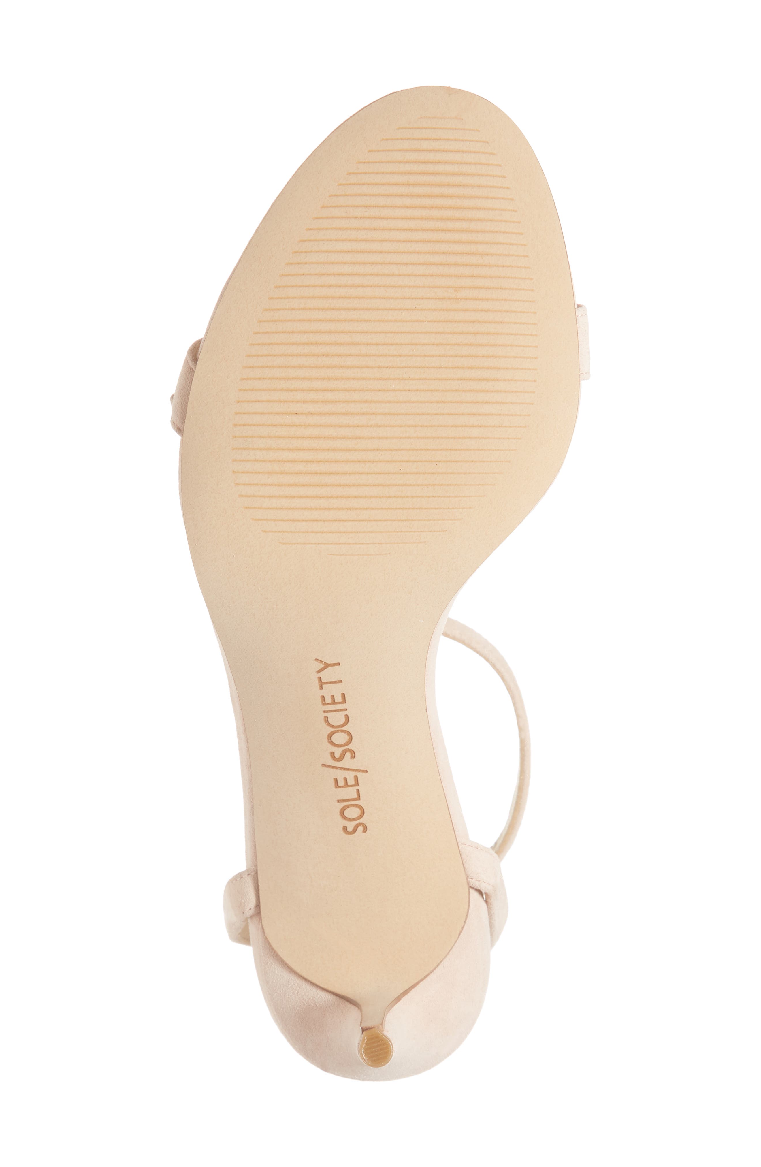 Avrilie Knotted Sandal, Alternate, color, BLUSH