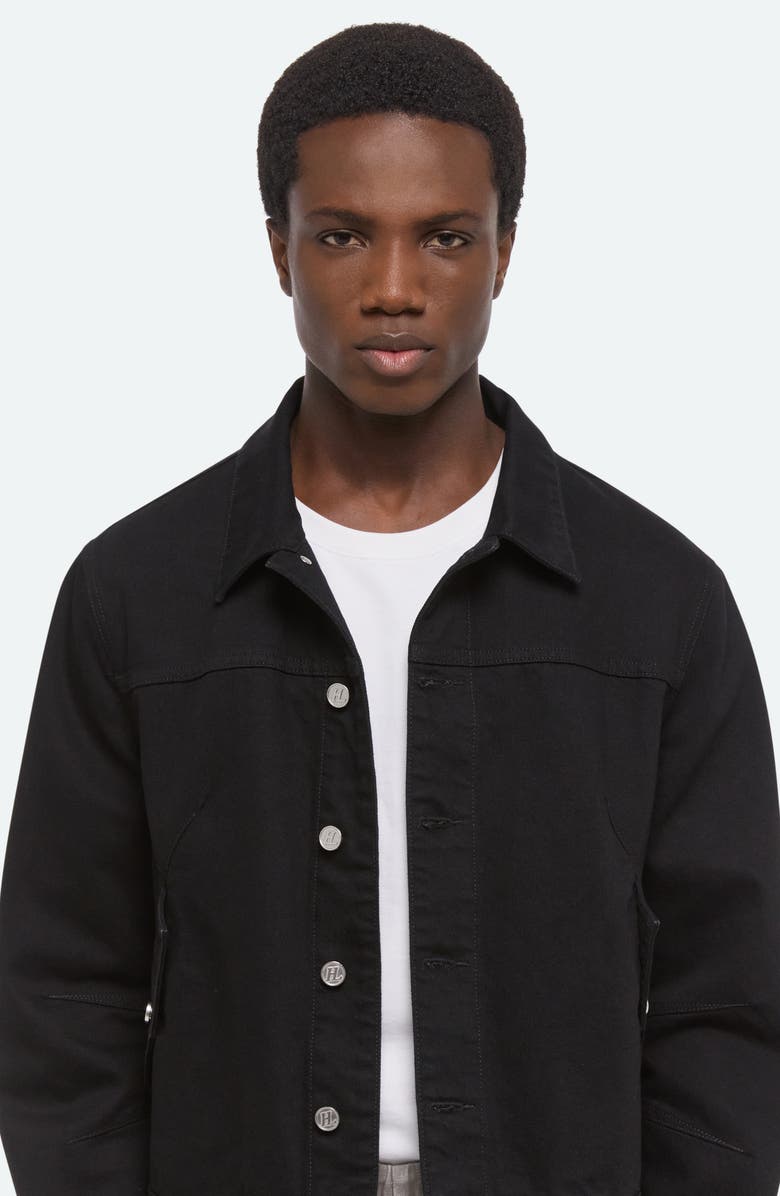 Helmut Lang Apex Denim Trucker Jacket, Alternate, color, Rinsed Black