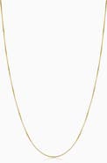 Oradina 18K Gold Bodega Box Chain