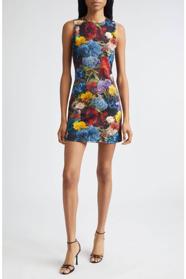 floral scuba knit dress Wynell Floral Scuba Knit Minidress (Women)