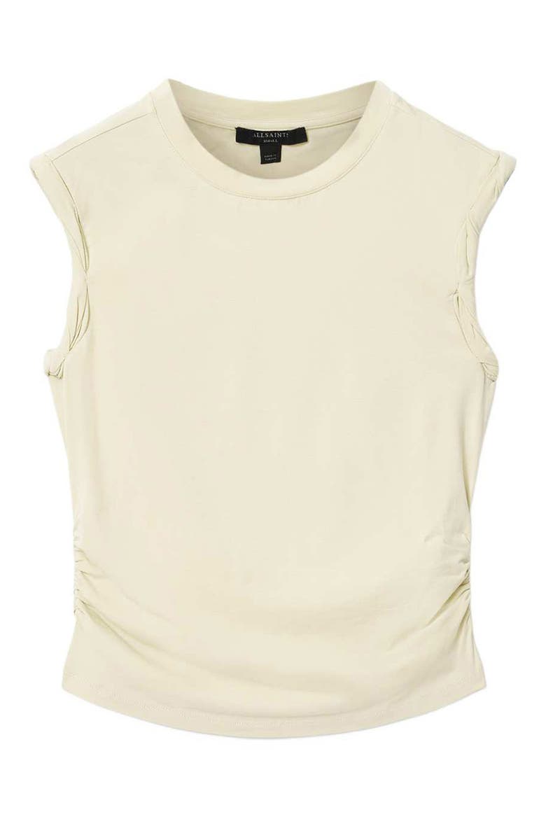 West Side Ruched Tank, Alternate, color, HAZE GREEN