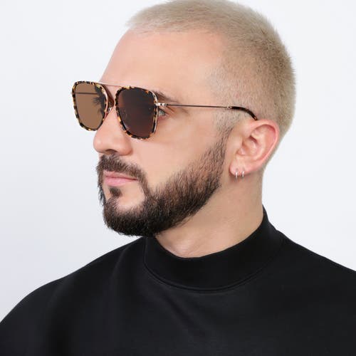 Illesteva Samos Ace Sunglasses In Brown