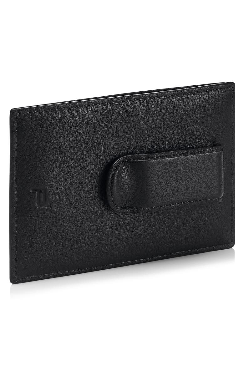 Classic RFID Card Holder Money Clip Wallet, Alternate, color, BLACK