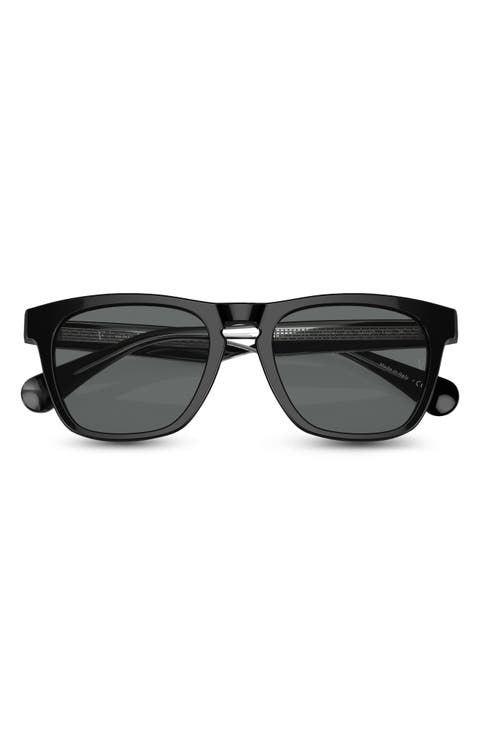 R-3 54mm Polarized Round Sunglasses