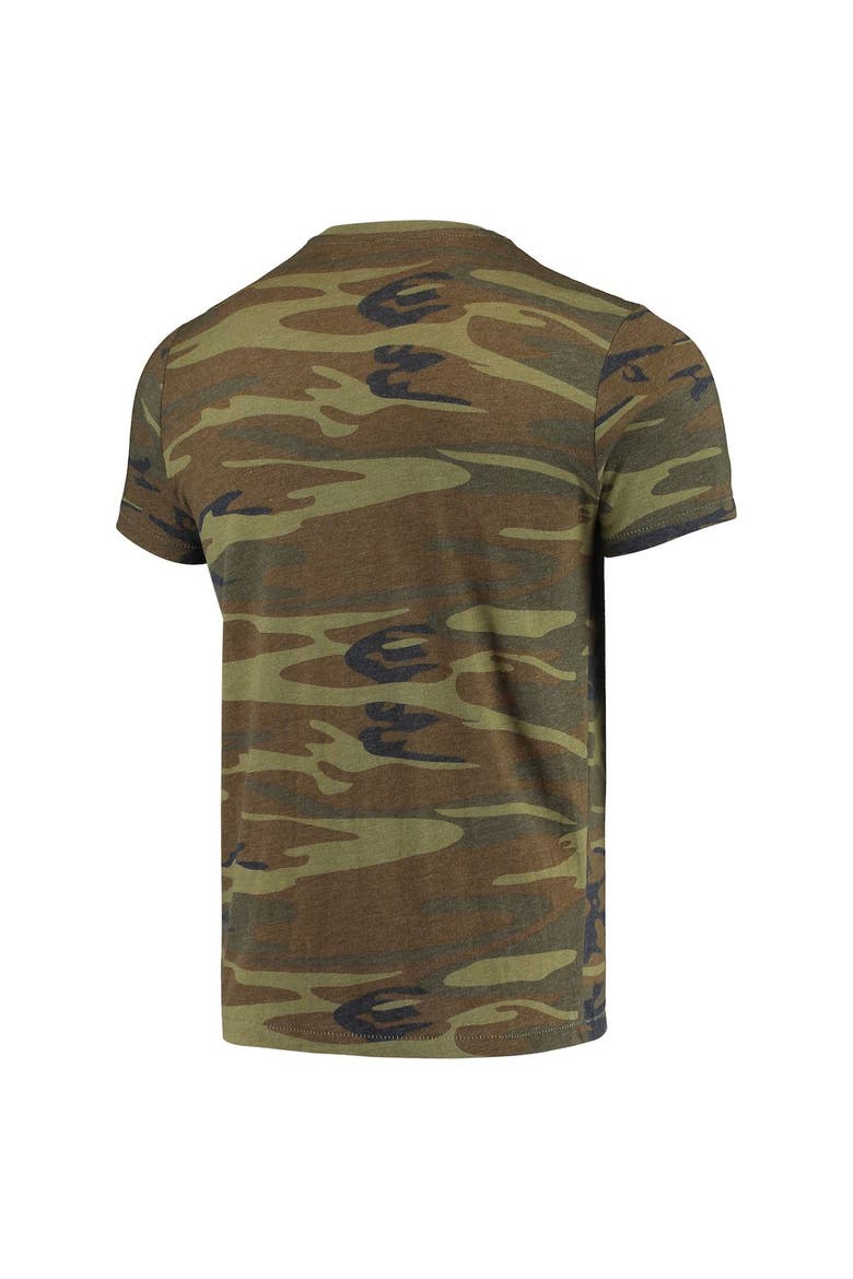 Men's Alternative Apparel Camo Indiana Hoosiers Arch Logo Tri-Blend T-Shirt, Alternate, color, Camo