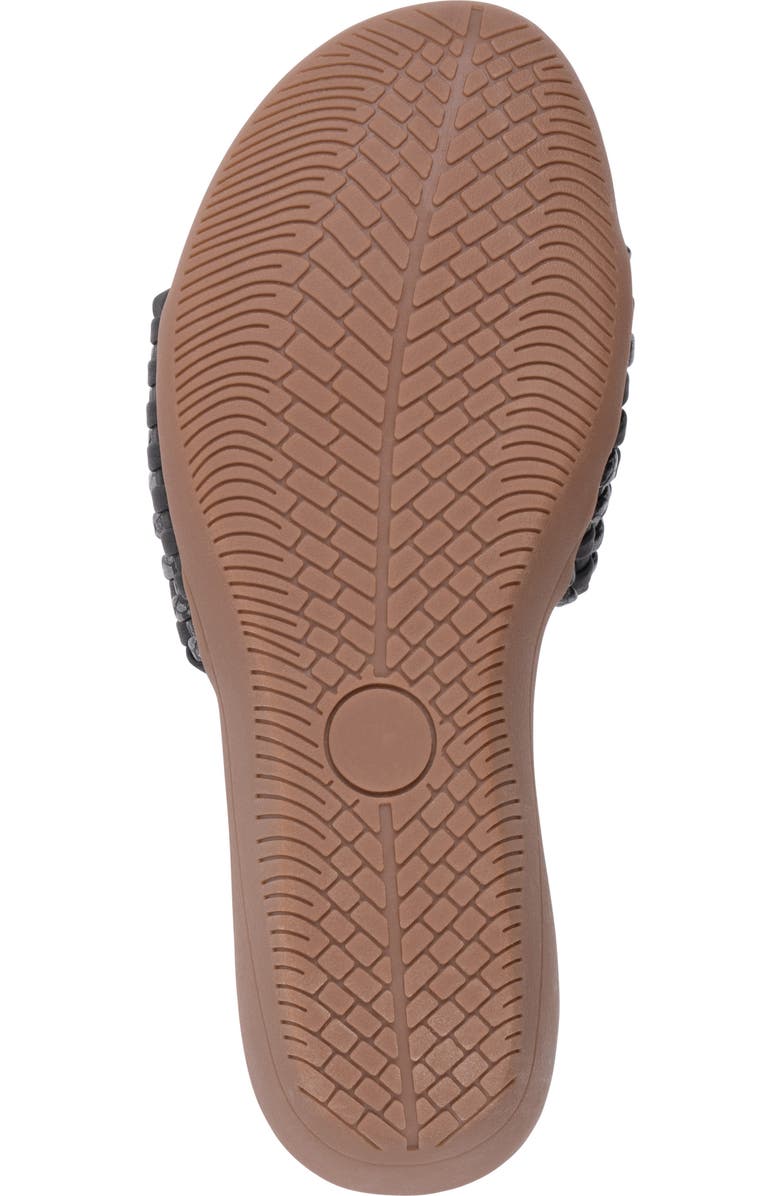 GOOD CHOICE NEW YORK Atenes Woven Slide Sandal, Alternate, color, Black