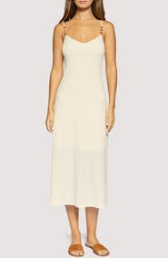 Lost + Wander Juno Bead Strap Midi Dress