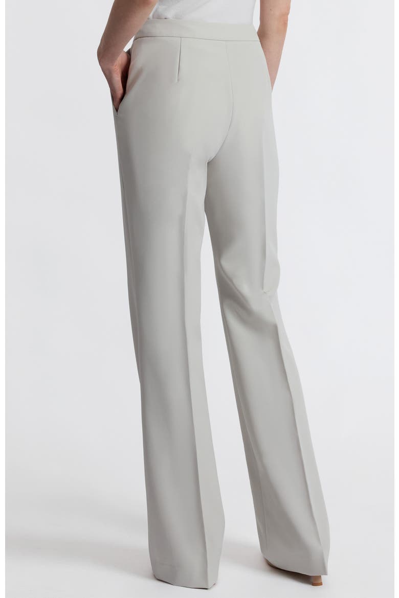 Bethany Flared Pant in Soft Stretch Crepe, Alternate, color, ASH