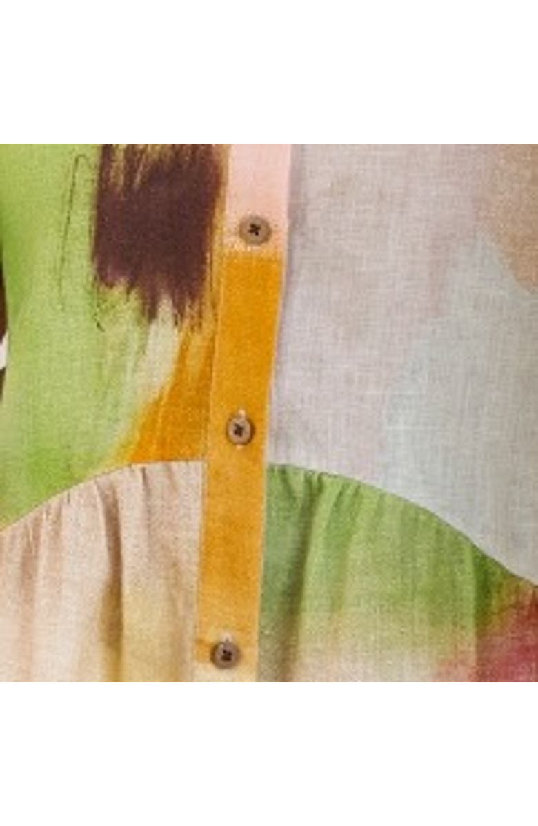 Celtic & Co. Linen Gathered Waist Tunic, Alternate, color, Colour In Sky