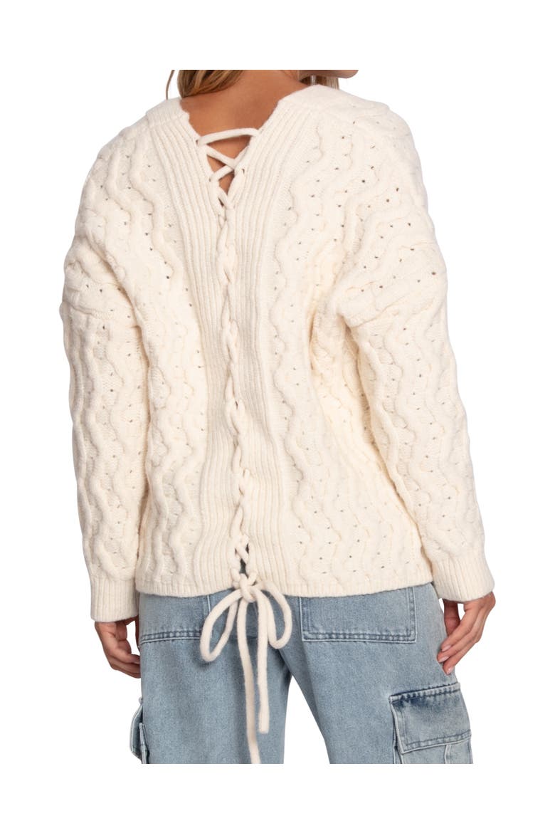 Sugar Plum Chunky Cardigan, Alternate, color, Cream