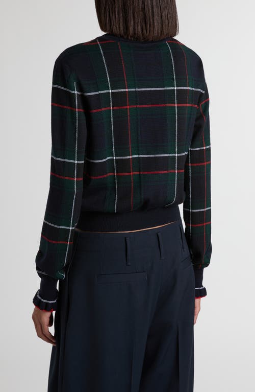 Alexander Mcqueen Mcqueen Check Wool Cardigan In Multi