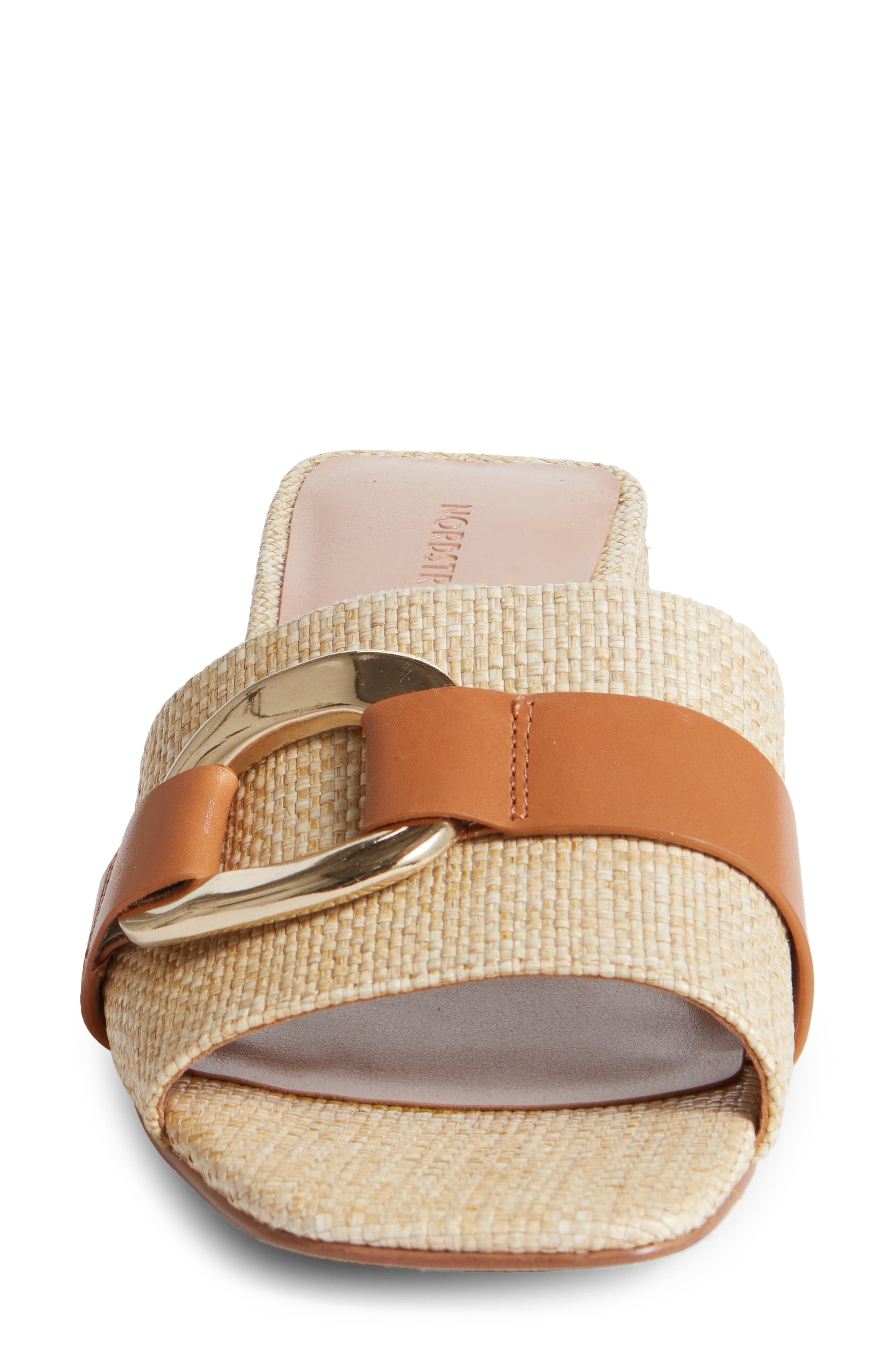 Birdie Slide Sandal, Alternate, color, NATURAL RAFFIA