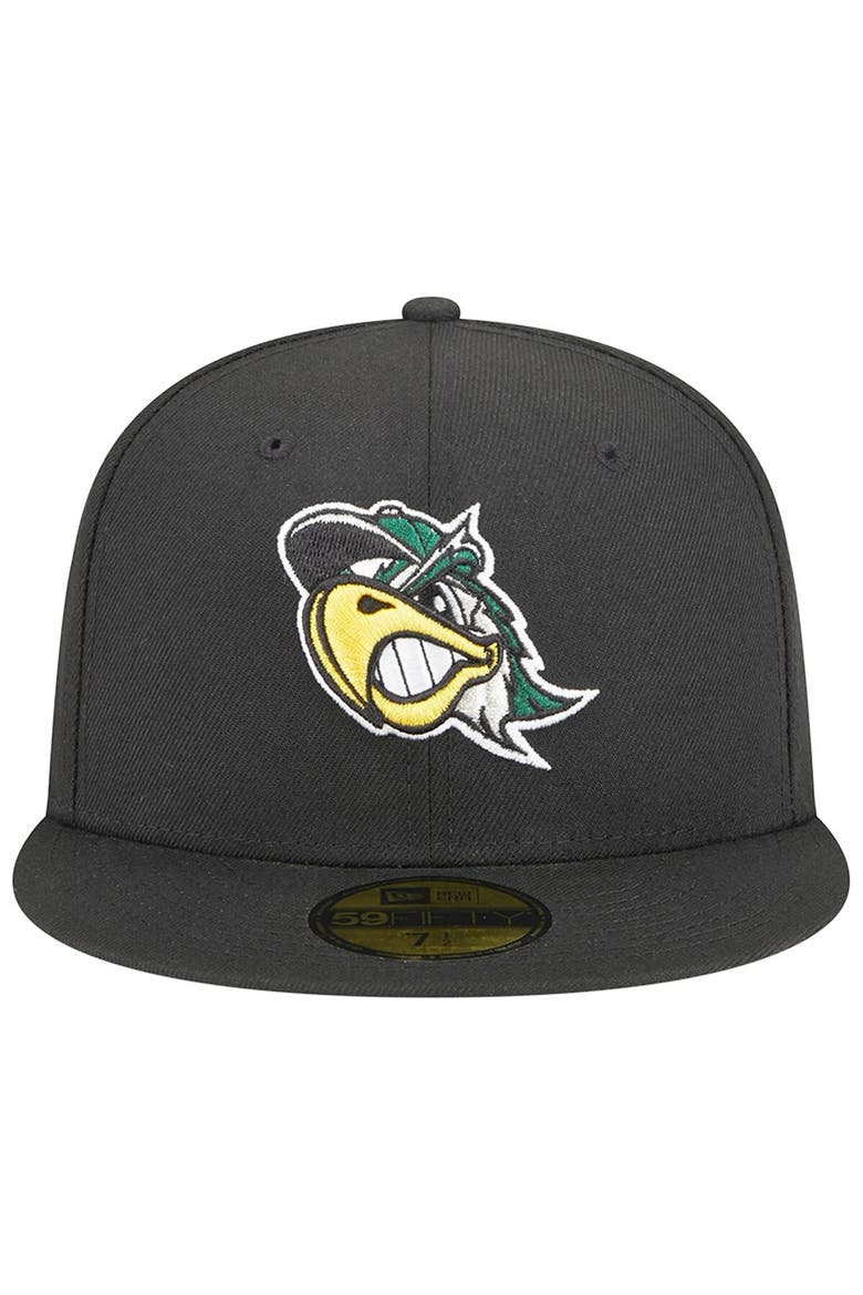Men's New Era Black South Bend Cubs Theme Nights South Bend Silver Hawks  59FIFTY Fitted Hat, Alternate, color, Black