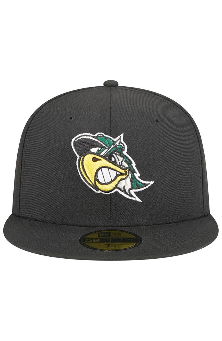 New Era Men's New Era Black South Bend Cubs Theme Nights South Bend Silver Hawks 59FIFTY Fitted Hat, Alternate, color,