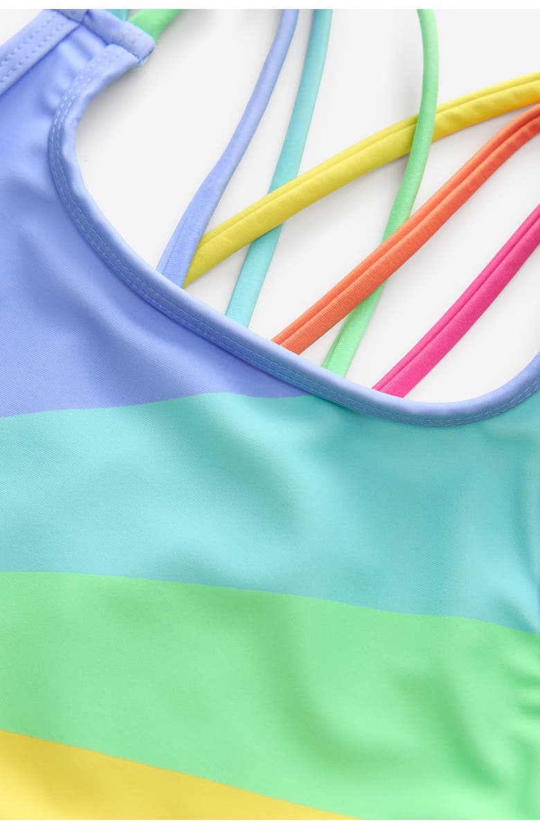 Little Bird Kids' Rainbow One-Piece Swimsuit, Alternate, color, 