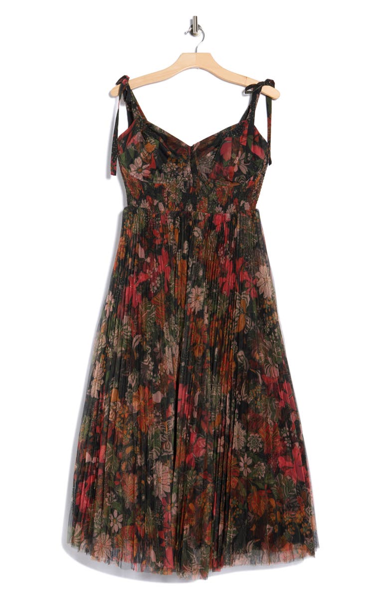 Hutch Brianna Gown, Main, color, Black Graphic Ornate Floral