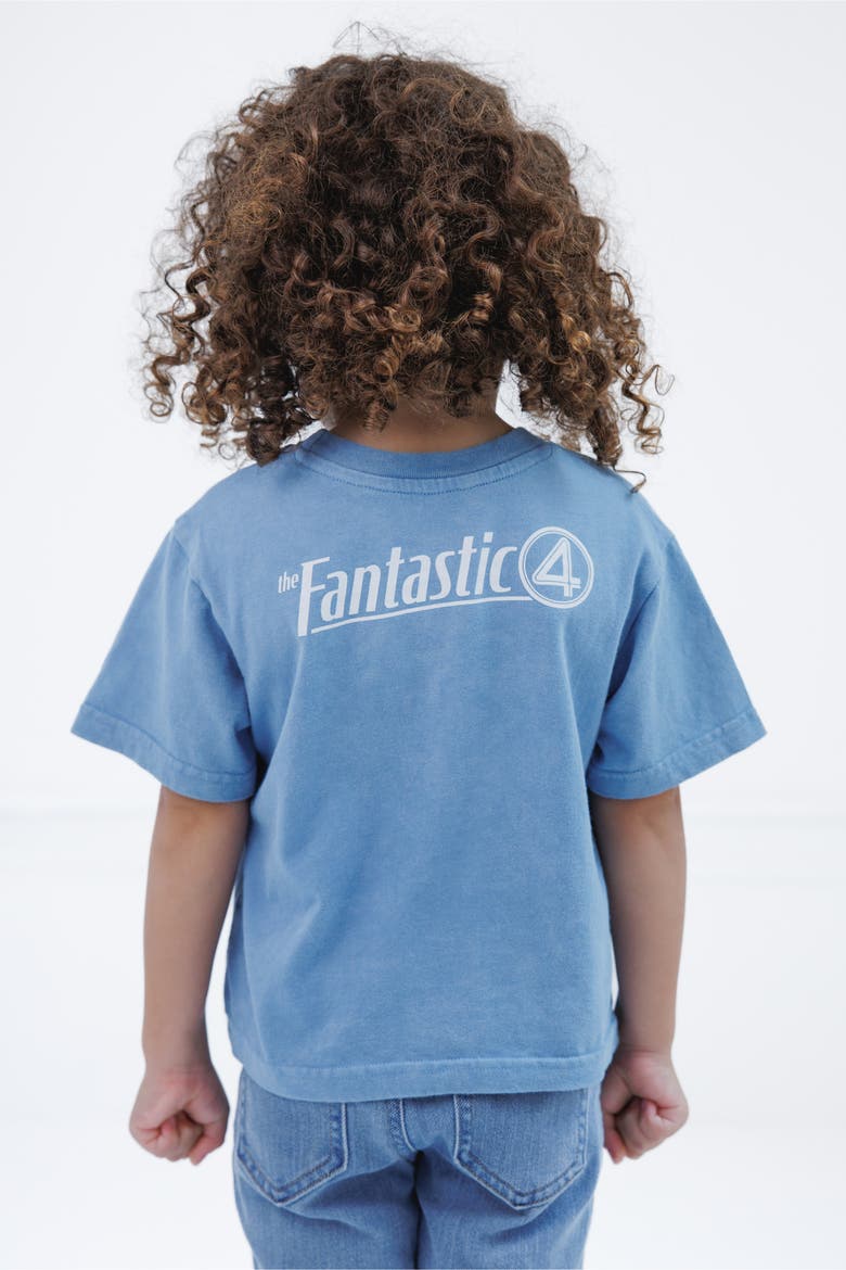 Fantastic Four Short Sleeve T-Shirt, Alternate, color, Wash Blue Fantastic 4