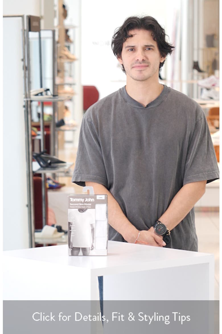 3-Pack Modern Fit Second Skin Crewneck T-Shirts video