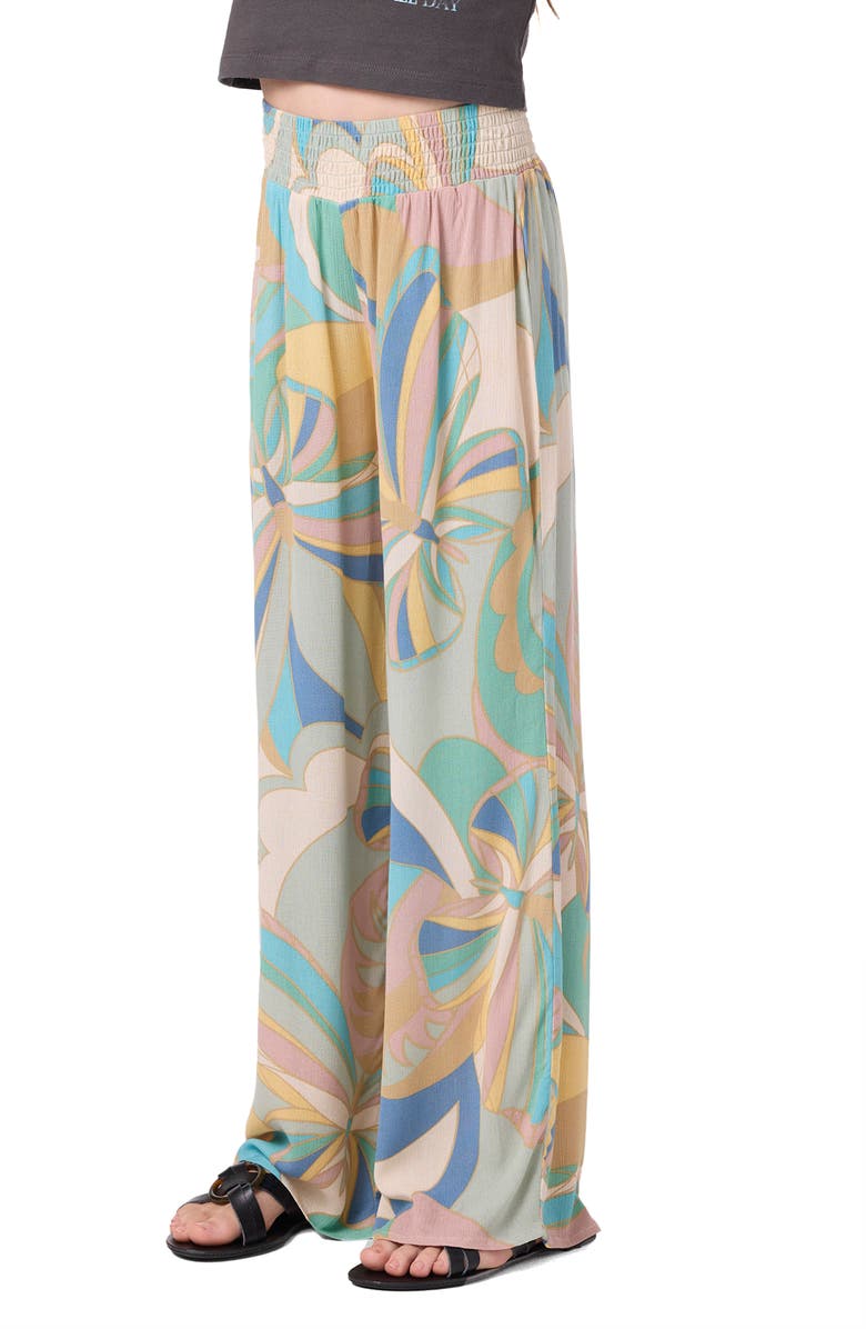 O'Neill Kids' Torrie Butterfly Print Pants, Alternate, color, Desert Sage