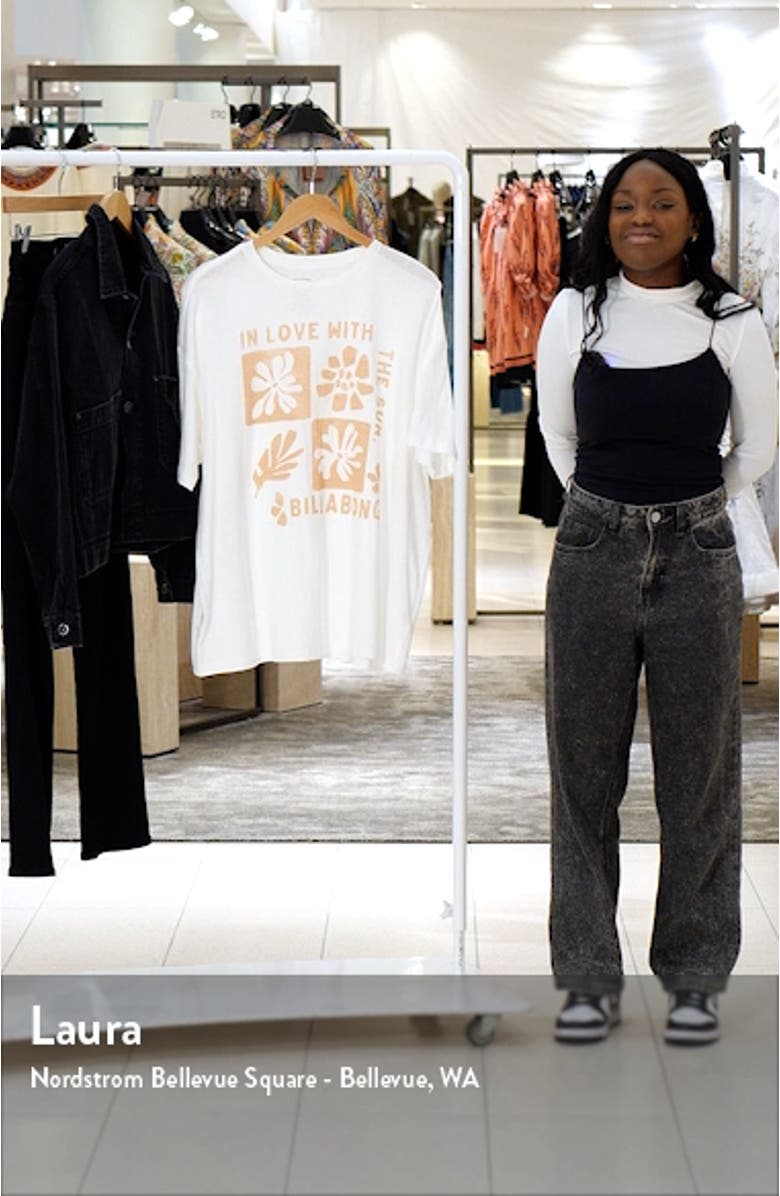 In Love With the Sun Cotton Graphic T-Shirt, sales video thumbnail