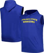 FANATICS Men's Fanatics Branded Royal Golden State Warriors Big & Tall Jersey Muscle Pullover Hoodie