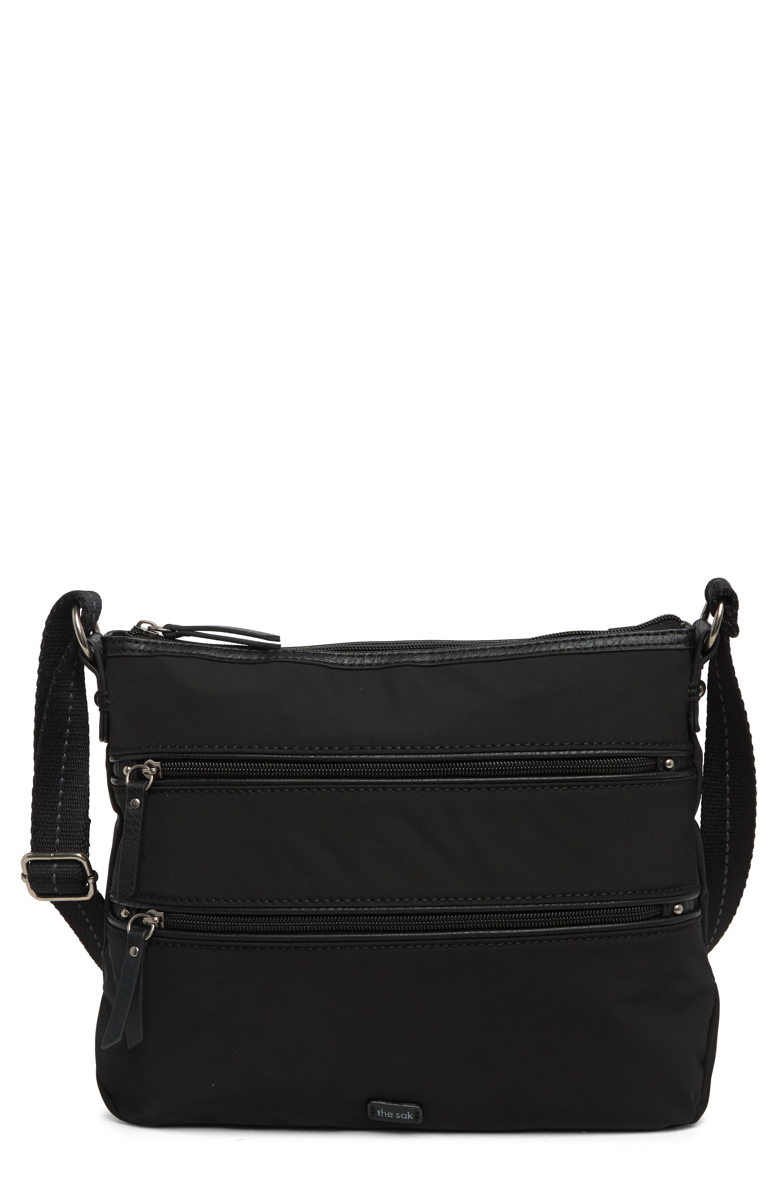 The Sak Esperato Nylon Crossbody Bag, Main, color, Black E Rb