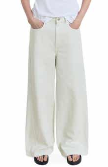 MANGO Mid Rise Baggy Ultra Wide Leg Jeans