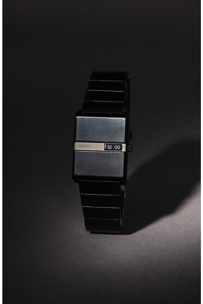 Pulse Bracelet Watch, 26mm, Alternate, color, BLACK