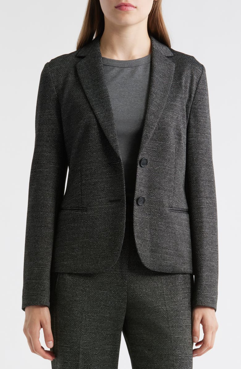 BOSS Jonalhra Tweed Blazer, Main, color, Jersey Structure