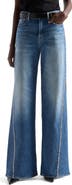 7 For All Mankind Lotta Studded High Waist Wide Leg Jeans
