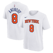 Nike Youth Nike OG Anunoby White New York Knicks Association Name & Number T-Shirt