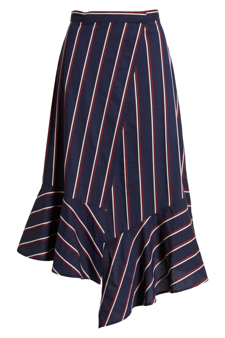 Celoa Wrap Skirt, Alternate, color, PLUM NOIR/ UTILITY BLUE