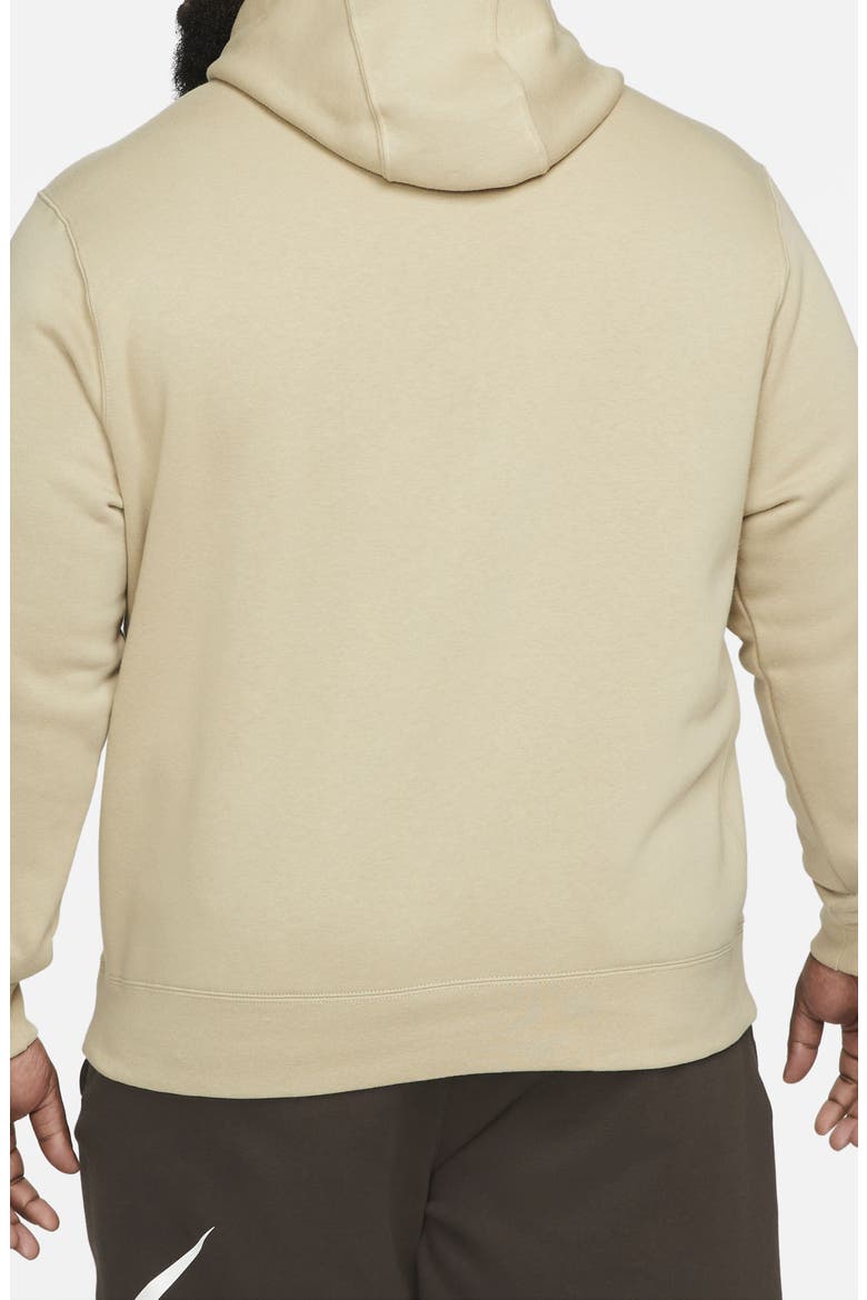 Sportswear Club Hoodie, Alternate, color, LIMESTONE/ LIMESTONE/ WHITE