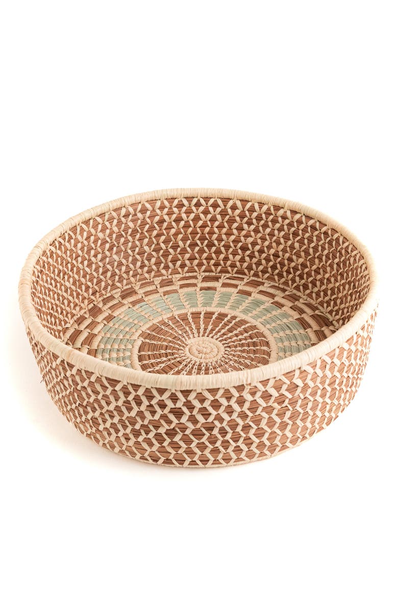Mayan Hands Harvest Basket, Main, color, Beige