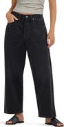 Lee Button Fly High Waist Loose Fit Ankle Jeans