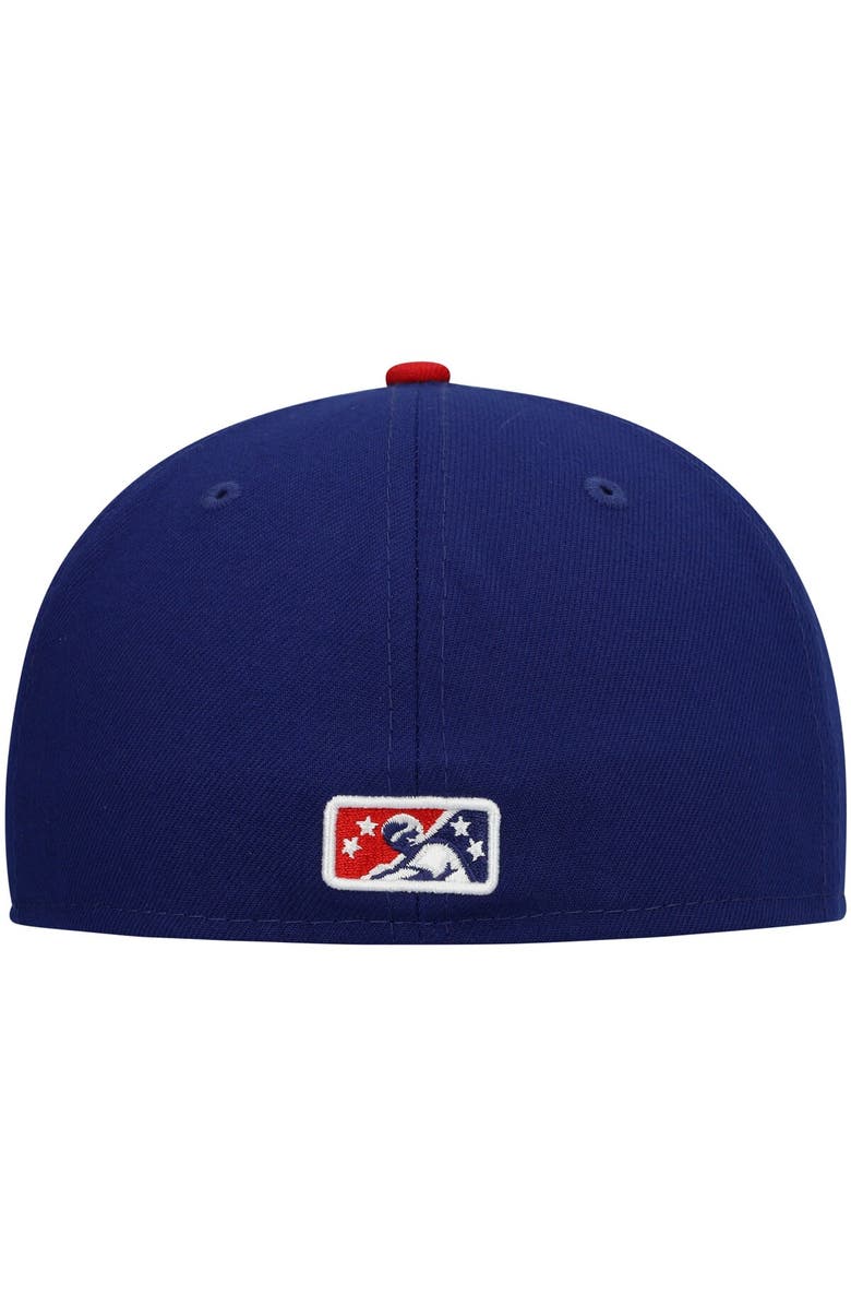 New Era Men's New Era Royal Kannapolis Cannon Ballers Authentic Collection Road 59FIFTY Fitted Hat, Alternate, color,