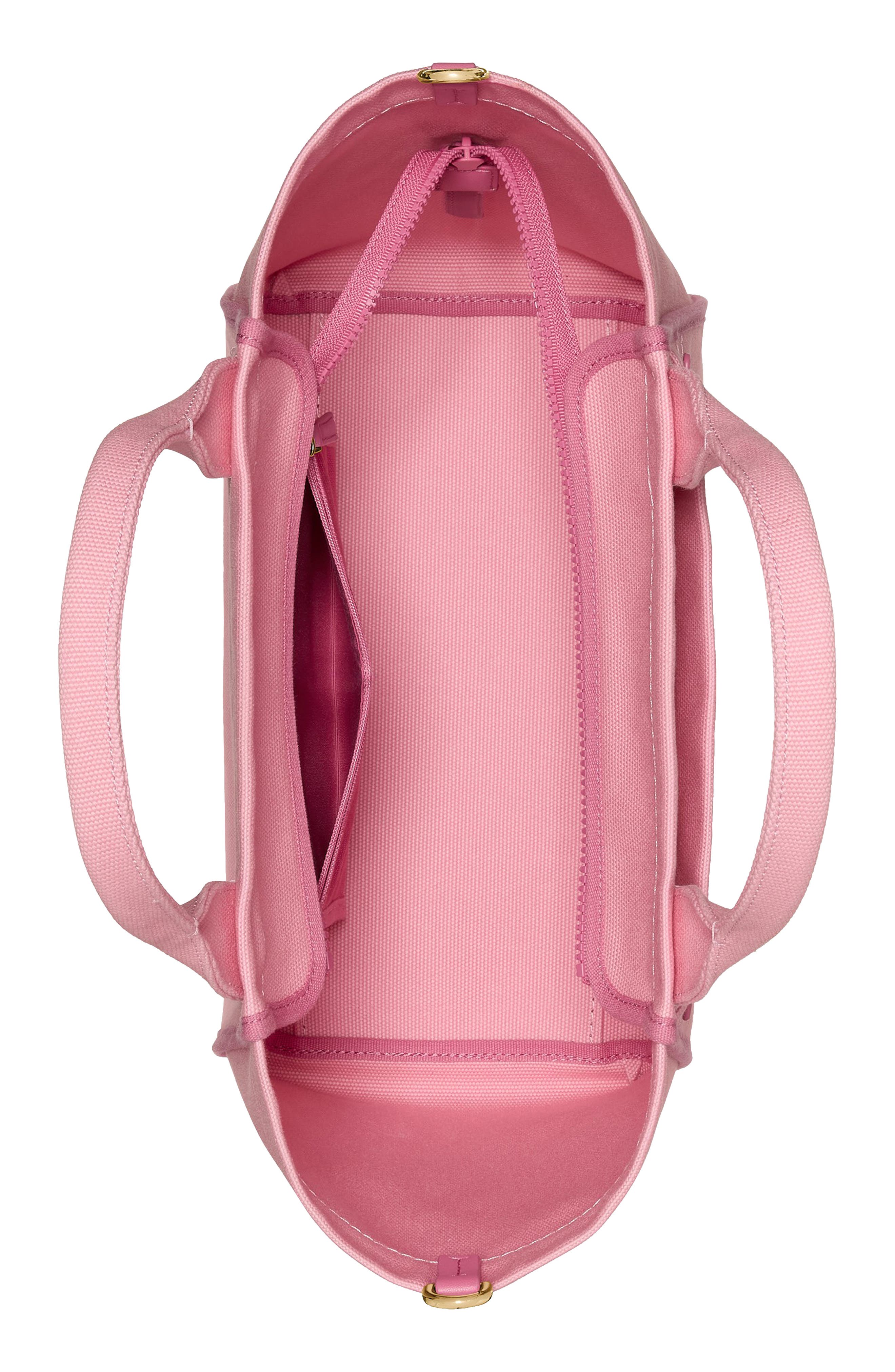 dash canvas tote bag, Alternate, color, PINK MULTI