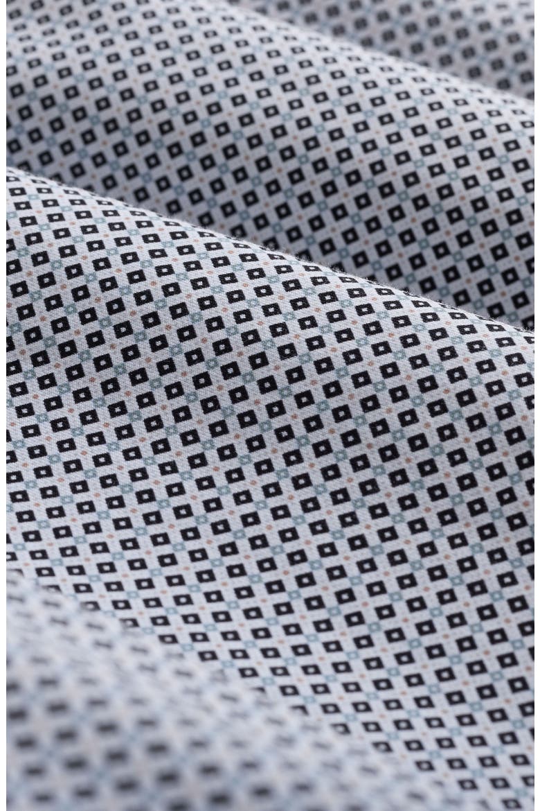 James OoohCotton® Geo Print Button-Up Shirt, Alternate, color, WHITE
