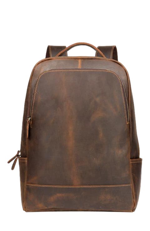 The Vernon Backpack | Genuine Vintage Leather Minimalist Backpack