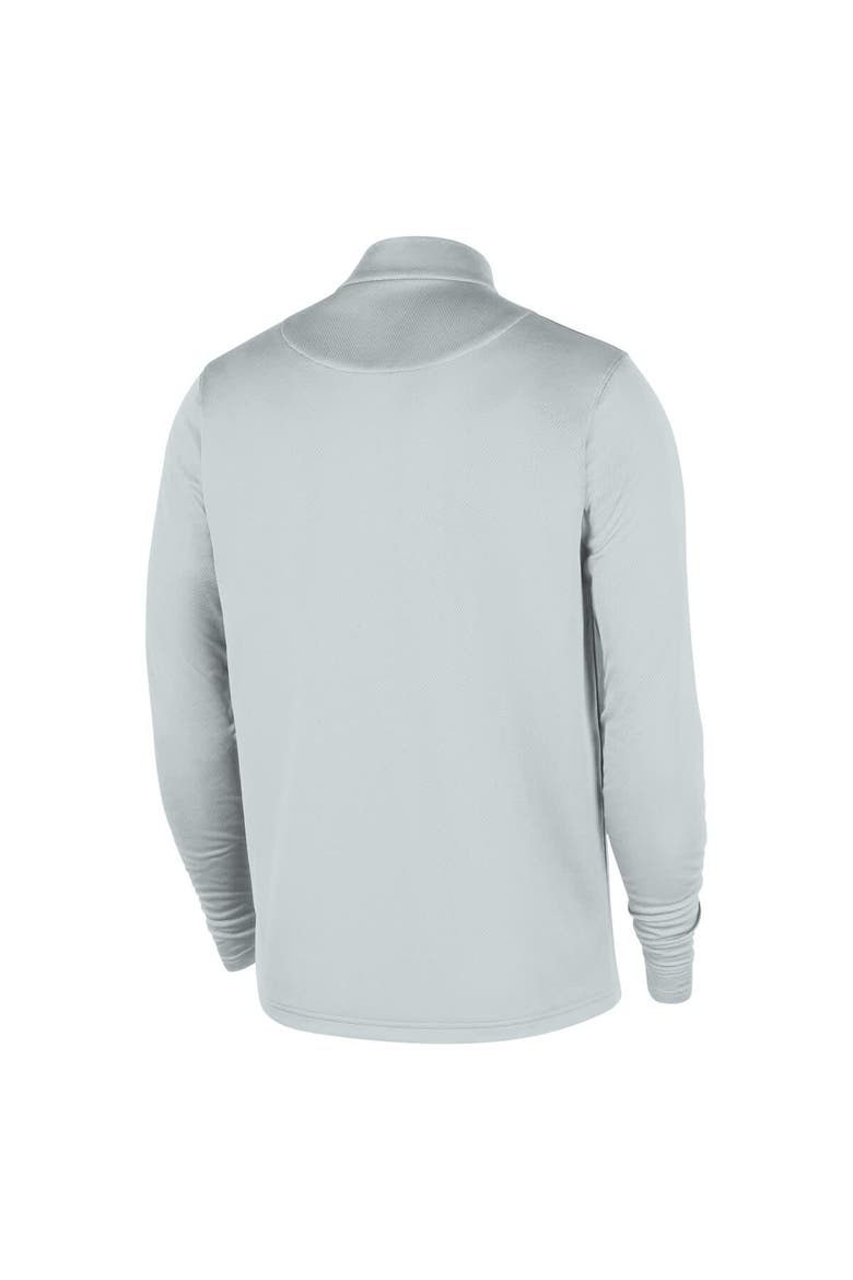 Men's Nike  Silver Orlando Magic 2025/26 City Edition Remix Authentic Coaches Dri-FIT Half-Zip Top, Alternate, color, Silver