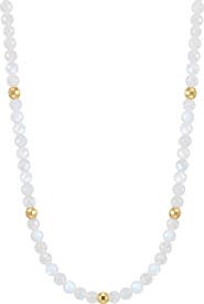 st. Moran Moonstone 14k Gold Plated Necklace