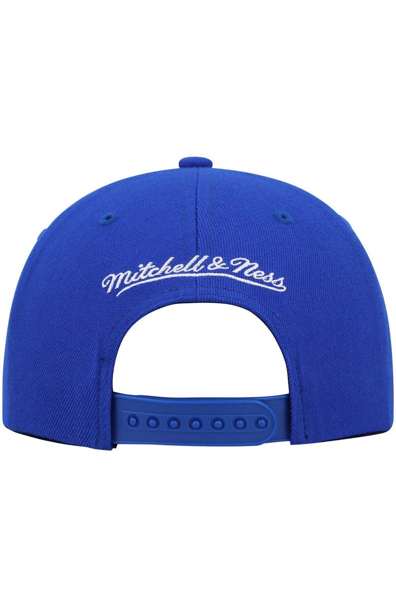 Mitchell & Ness Men's Mitchell & Ness Blue New York Knicks Ground 2.0 Snapback Hat, Alternate, color, Blue