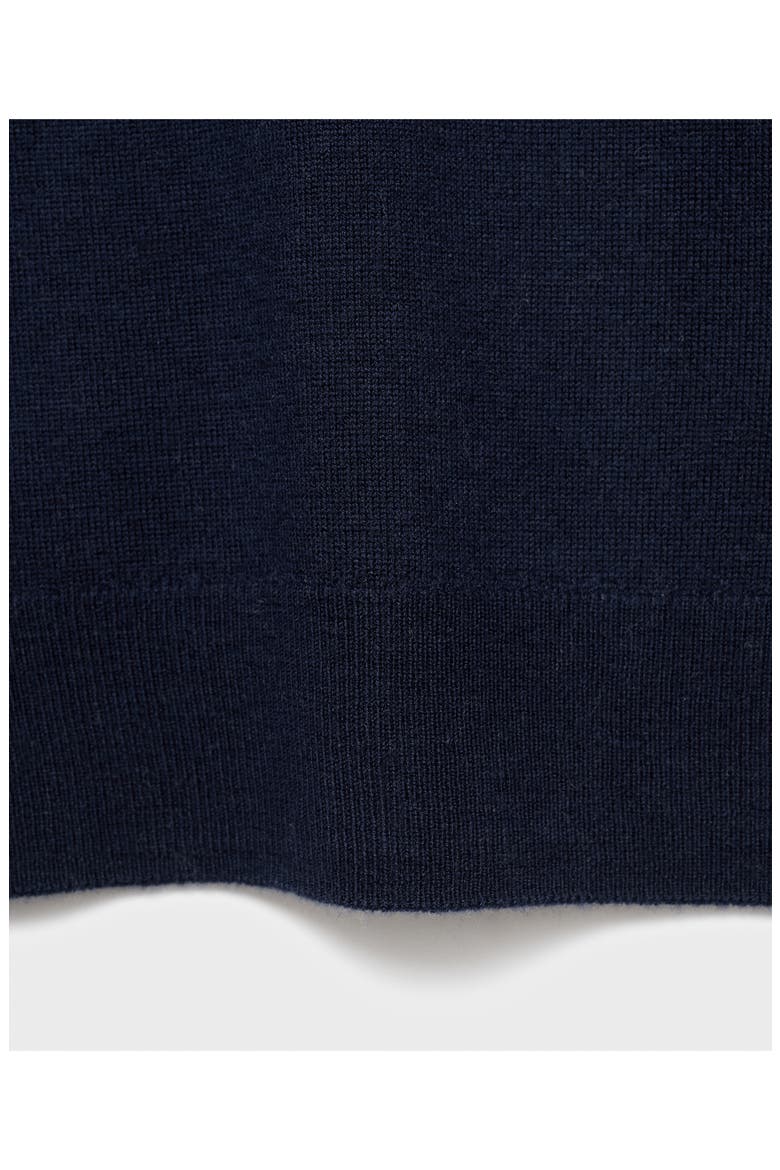 Selection Crewneck Wool Sweater, Alternate, color, NAVY